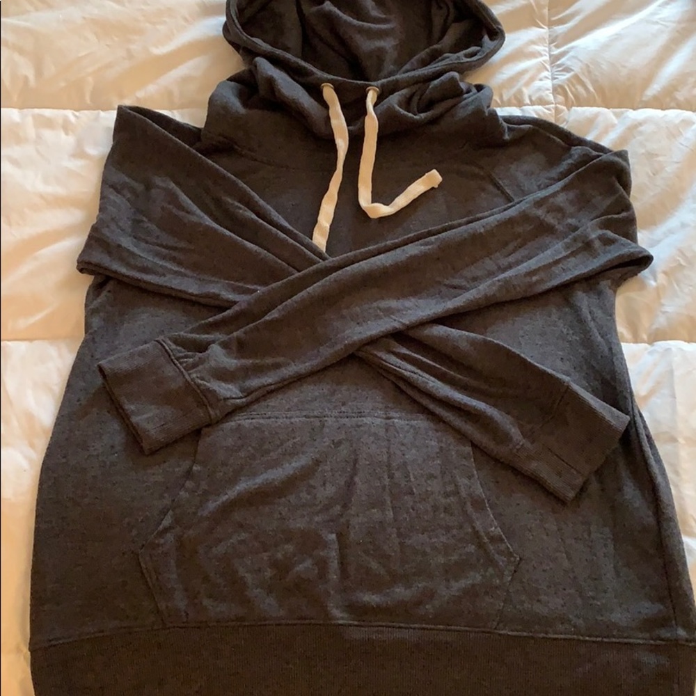 Garage cowl neck hoodie